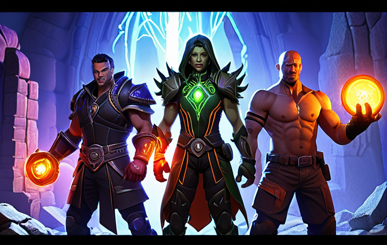 ** A team of five Nikkes, representing diverse roles (DPS, Support, Healer), posed heroically against a backdrop of a Special Interception boss (e.g., Grave Digger). Emphasize the synergy between the Nikkes with visual cues like glowing lines connecting them. The overall style should be vibrant and dynamic, like a promotional screenshot from the game.
**
