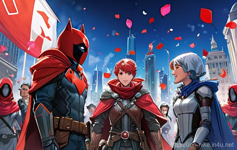 승리의여신 니케 게임 패치 루머 - **Prompt Title:** Grand 3rd Anniversary Pilgrims Gathering
**Image Prompt:** A vibrant, celebra...