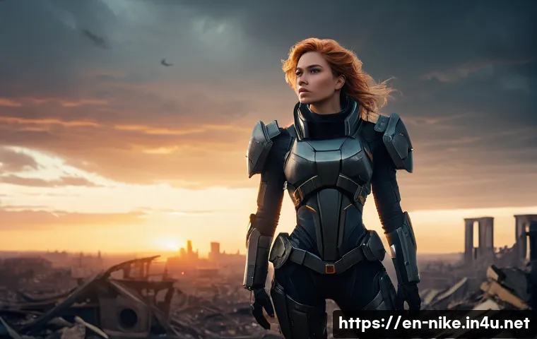 승리의여신 니케 스크린샷 촬영 팁 - **"A stunning, full-body portrait of Nikke Modernia in her iconic default outfit, positioned off-cen...