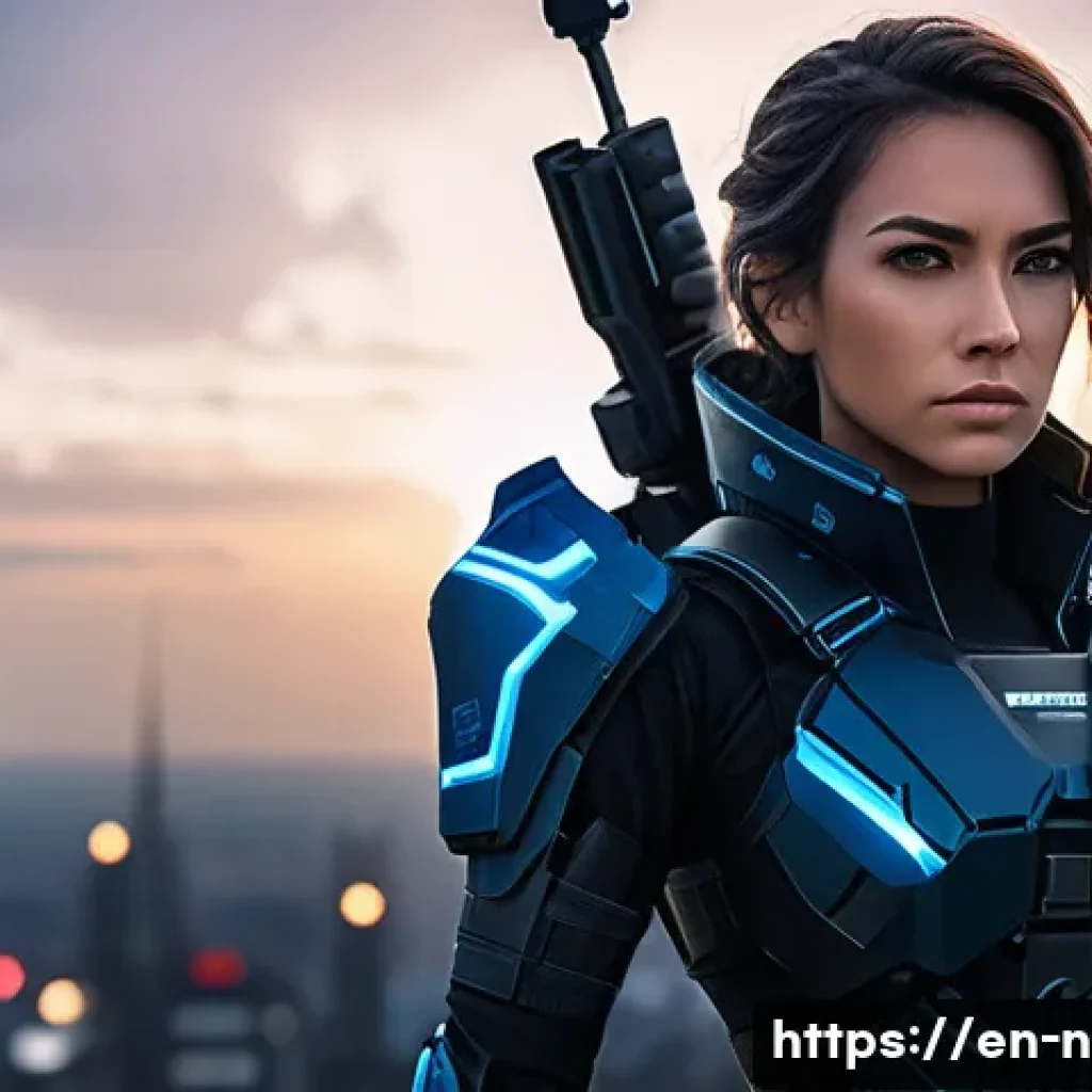 승리의여신 니케 전략별 장비 세팅 - A futuristic female sniper character wearing sleek tactical armor designed for high critical damage ...